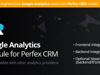 Módulo Google Analytics para Perfex CRM