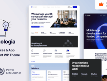Tecnologia - IT SAAS Software Technology WordPress Theme
