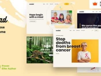 Caridad - Tema WordPress de Caridade
