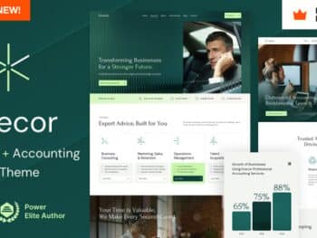 Execor – Tema WordPress para Contabilidade e Consultoria de Gestão