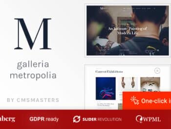 Galleria Metropolia - Tema de Museu de Arte e Galeria de Exposições