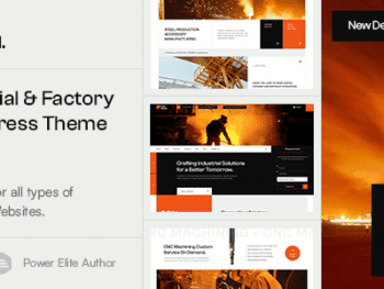 Hubsteel - Tema WordPress Industrial e de Fábrica