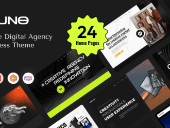 Mouno - Tema WordPress para Agência Digital Criativa