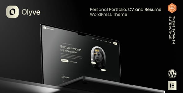 Olyve - Tema WordPress de Portfólio Pessoal