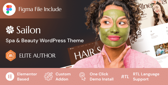 Sailon - Tema WordPress para Spa e Salão de Beleza