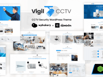Vigil - Tema WordPress de Segurança CFTV