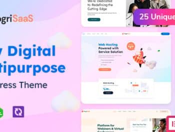 ProgriSaaS - Tema WordPress para Landing Page Criativa
