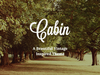 Cabine - Lindo Tema WordPress Vintage