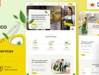 ClanyEco – Tema WordPress para Serviços de Limpeza