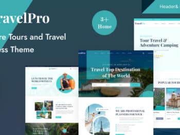 TravelPro - Tema WordPress para Agências de Viagens e Passeios de Aventura
