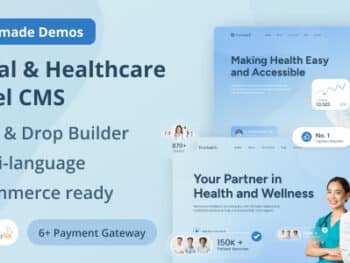 Prohealth - CMS Laravel para área médica e de saúde com criador de páginas ao vivo
