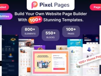 PixelPages - Criador de sites de aplicativos SAAS para modelos HTML