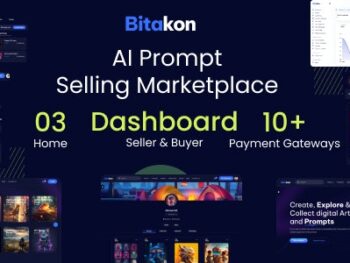 Bitakon - Marketplace de Compra e Venda de Prompt de IA (Vários Vendedores)