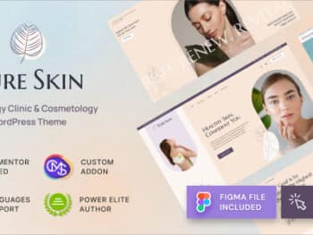 Pure Skin - Tema WordPress para Clínica de Dermatologia e Cosmetologia