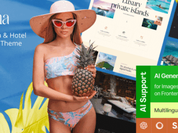 Cabana - Tema WordPress para Resort, Villa e Hotel