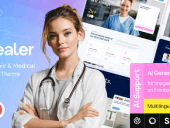 Healer - Tema WordPress para Médicos, Clínicas e Serviços Médicos