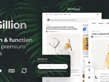Gillion | Tema WordPress AMP para blog/revista e loja multiconceito