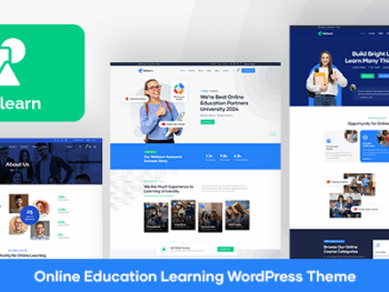 Wellearn - Tema WordPress de Aprendizagem para Educação Online