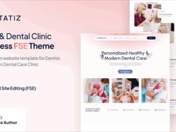 Dentatiz – Tema WordPress FSE para Clínica de Dentistas e Cuidados Odontológicos