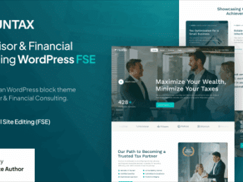 Fountax – Consultoria Fiscal e Financeira Tema WordPress FSE