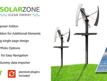 Energia Solar - Tema WordPress para Empresa de Energia Eólica e de Energia