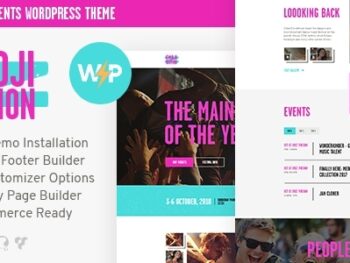 EmojiNation | Tema WordPress para Boates e Eventos com Concertos
