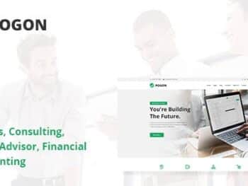 Pogon - Tema WordPress Corporativo para Negócios e Finanças
