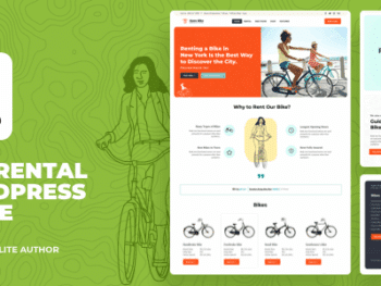 Komo - Tema WordPress para Loja de Aluguel de Bicicletas