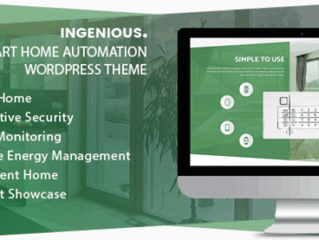 Ingenious - Tema WordPress de Automação Residencial Inteligente