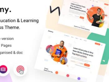 Zoomy - Tema WordPress leve para LMS e educação