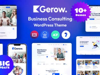 Gerow - Tema WordPress para Consultoria Empresarial