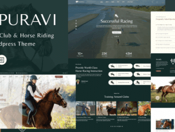 Puravi - Tema WordPress para Clube Equestre e de Equitação