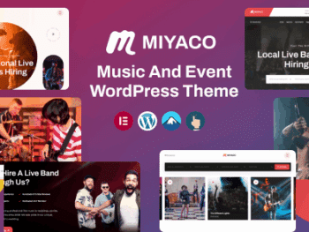 Miyaco - Tema WordPress para Música e Eventos