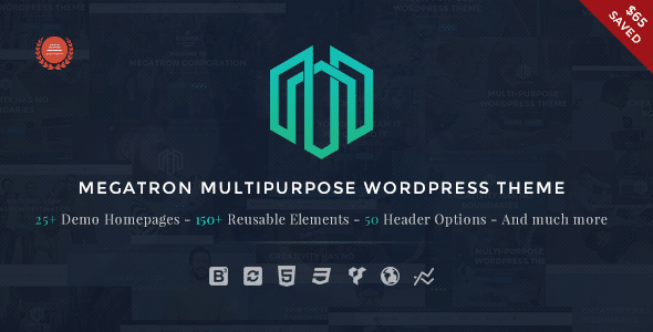 Megatron - Tema WordPress Multiuso Responsivo