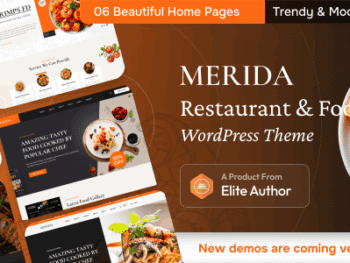 Merida - Tema WordPress para Restaurantes e Alimentos