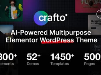 Crafto - Tema WordPress Multiuso com Tecnologia de IA