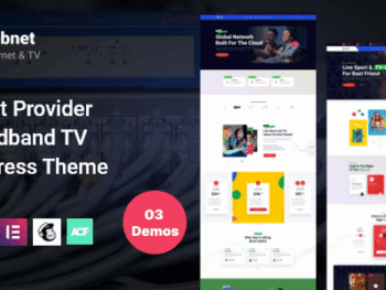 Tema WordPress para TV Banda Larga com Provedor de Internet | Serviço de Internet - Sub-rede