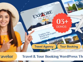 Travelor – Tema WordPress para reservas de viagens e passeios