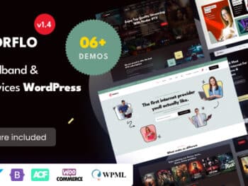 Norflo - Plataforma de TV via satélite, ISP, eSIM, IPTV e OTT Tema WordPress Elementor