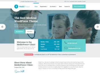 MedicPress – Tema WordPress para médicos, clínicas e hospitais