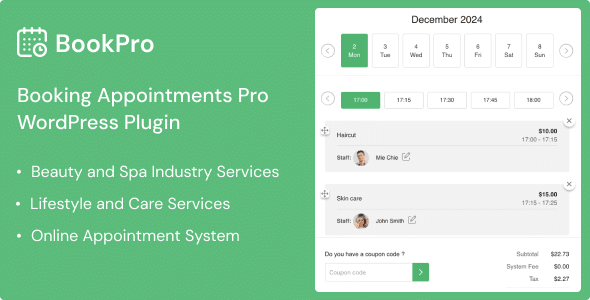 BookPro - Plugin WordPress para agendamento de consultas + Addons