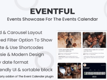 Eventful Pro para Elementor – Vitrine de eventos para Elementor e calendário de eventos