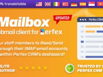 Mailbox - Webmail based e-mail client module for Perfex CRM