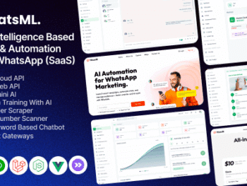 WhatsML – Marketing baseado em IA, automação de bate-papo e ferramentas de envio em massa para WhatsApp (SaaS)