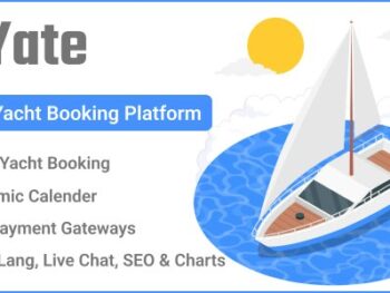 Yate - Plataforma de reservas de barcos/iates com vários fornecedores