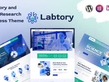 Labtory - Tema WordPress para Laboratório e Pesquisa Científica