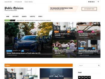 Opinião Pública – Tema WordPress para Revistas e Notícias