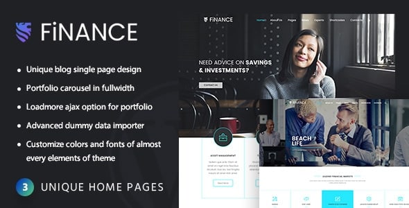 Consultor Financeiro - Tema WordPress de Consultoria