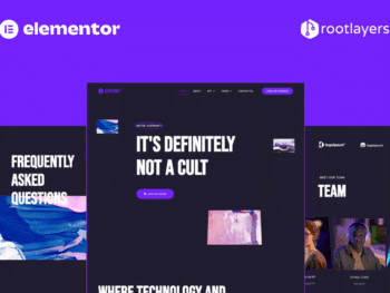 SuperNFT - Template Kit de site completo NFT Portfólio Elementor Pro