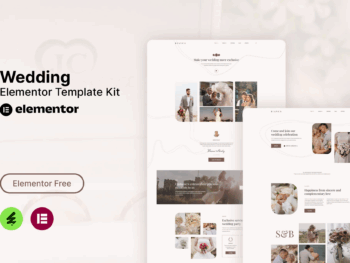 Bianca - Template Kit de elementos de casamento
